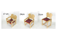 Dřevěná jídelní židlička